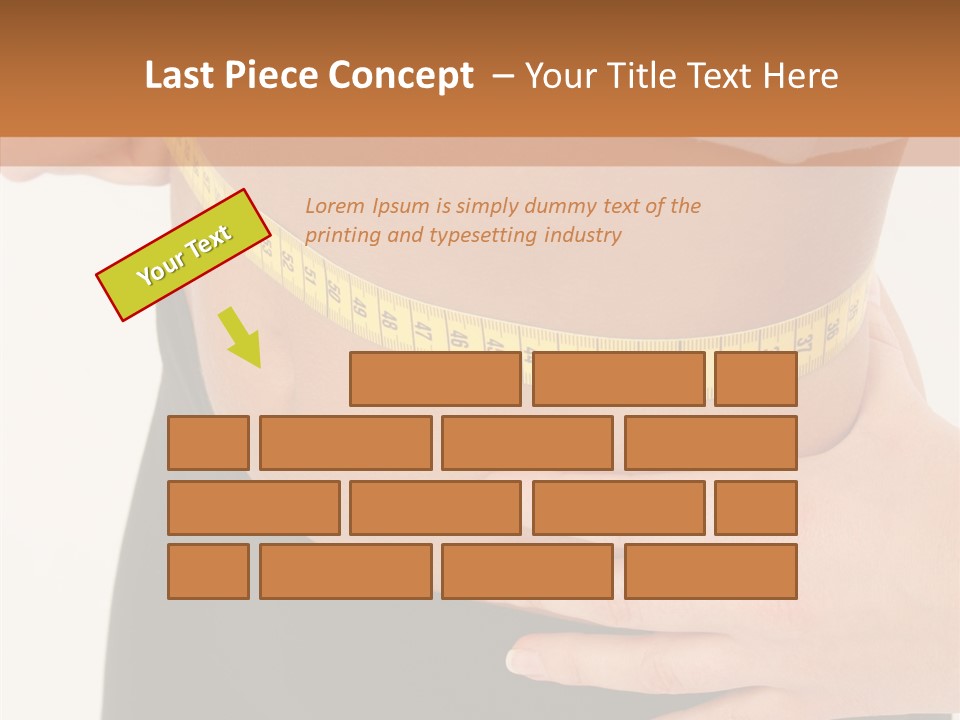 Senior  White Caregiver PowerPoint Template