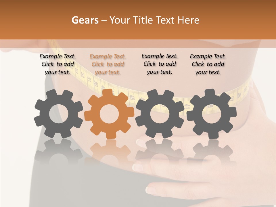 Senior  White Caregiver PowerPoint Template