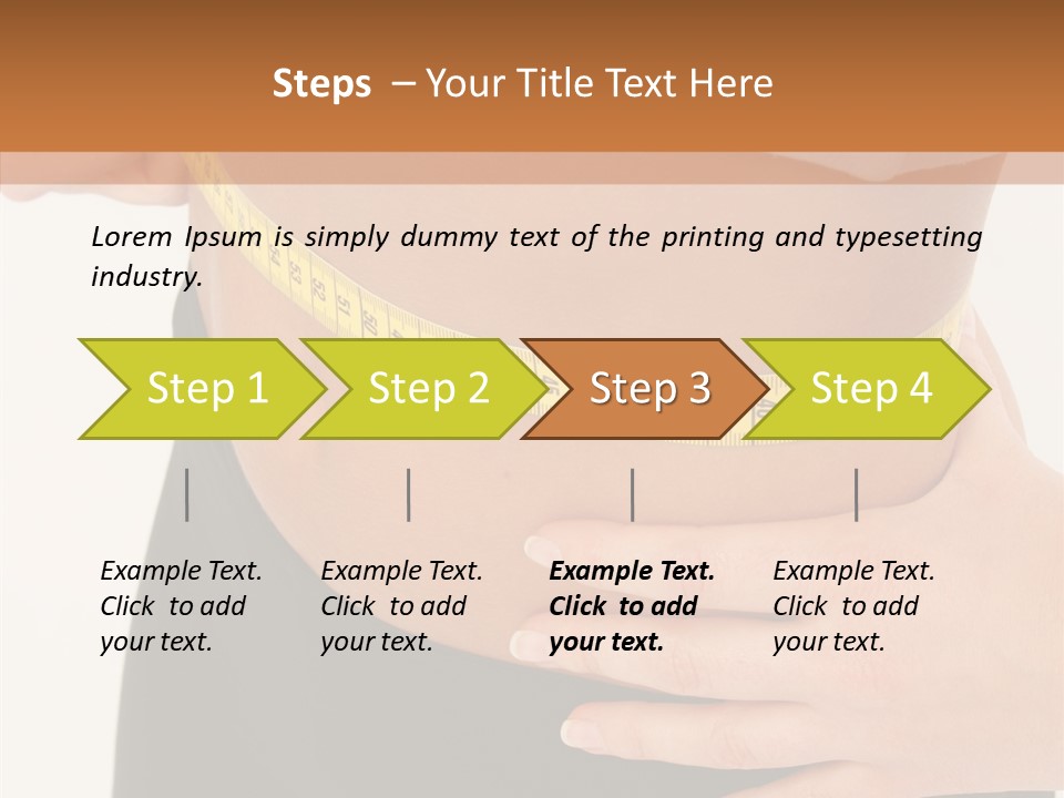 Senior  White Caregiver PowerPoint Template