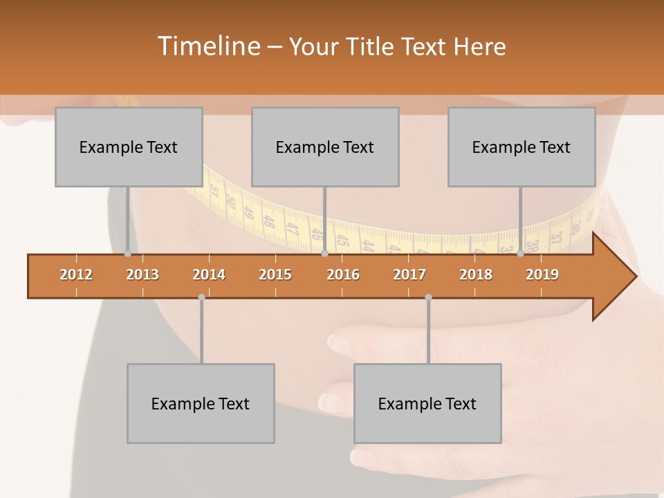 Senior  White Caregiver PowerPoint Template