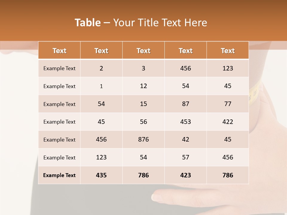 Senior  White Caregiver PowerPoint Template
