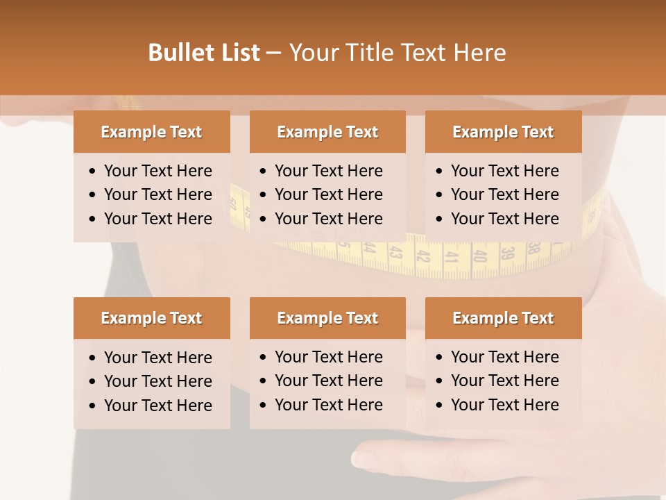 Senior  White Caregiver PowerPoint Template