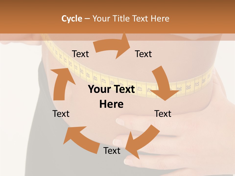 Senior  White Caregiver PowerPoint Template