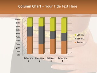 Senior  White Caregiver PowerPoint Template