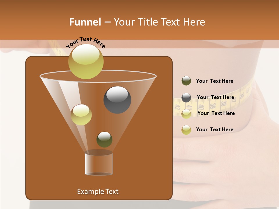 Senior  White Caregiver PowerPoint Template