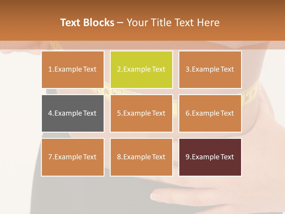 Senior  White Caregiver PowerPoint Template