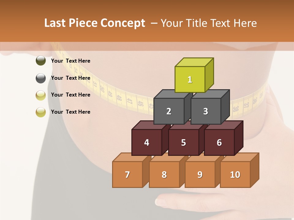 Senior  White Caregiver PowerPoint Template