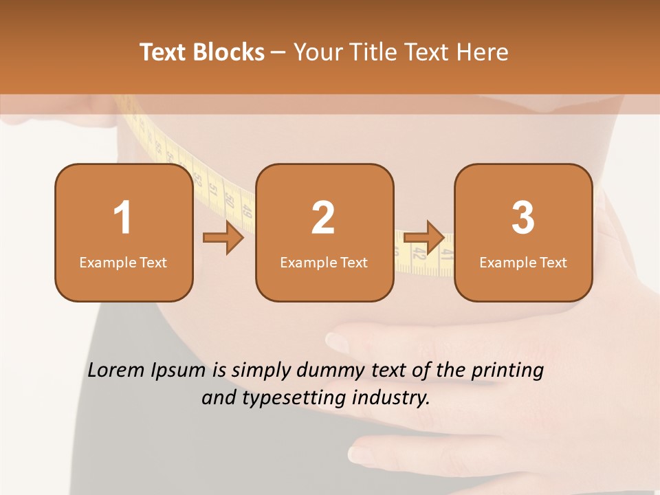 Senior  White Caregiver PowerPoint Template