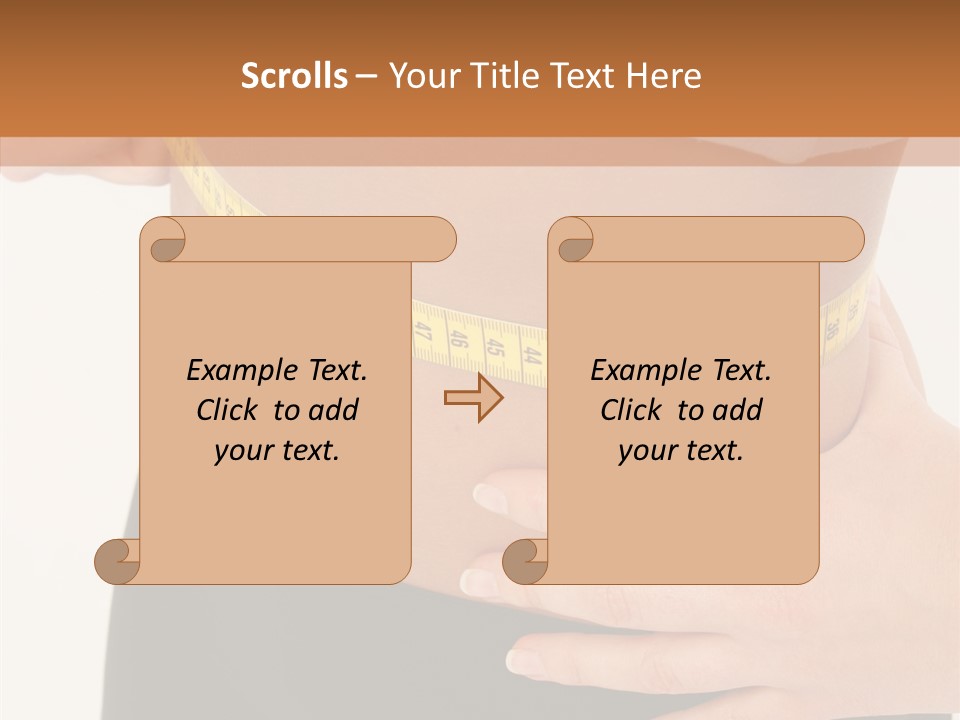 Senior  White Caregiver PowerPoint Template