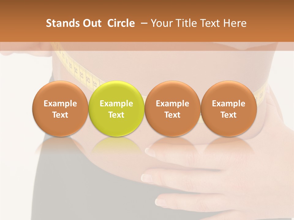 Senior  White Caregiver PowerPoint Template