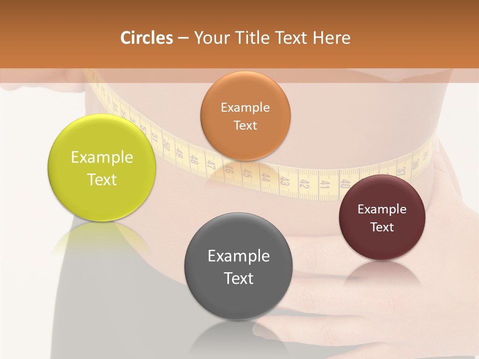 Senior  White Caregiver PowerPoint Template