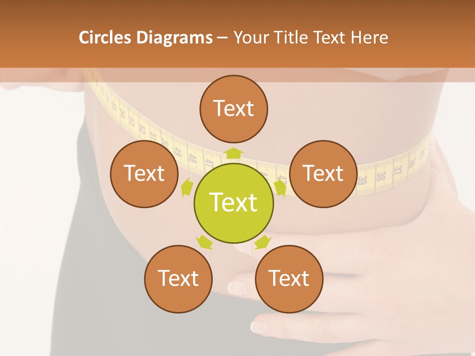 Senior  White Caregiver PowerPoint Template