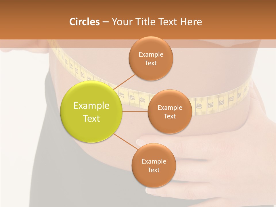 Senior  White Caregiver PowerPoint Template