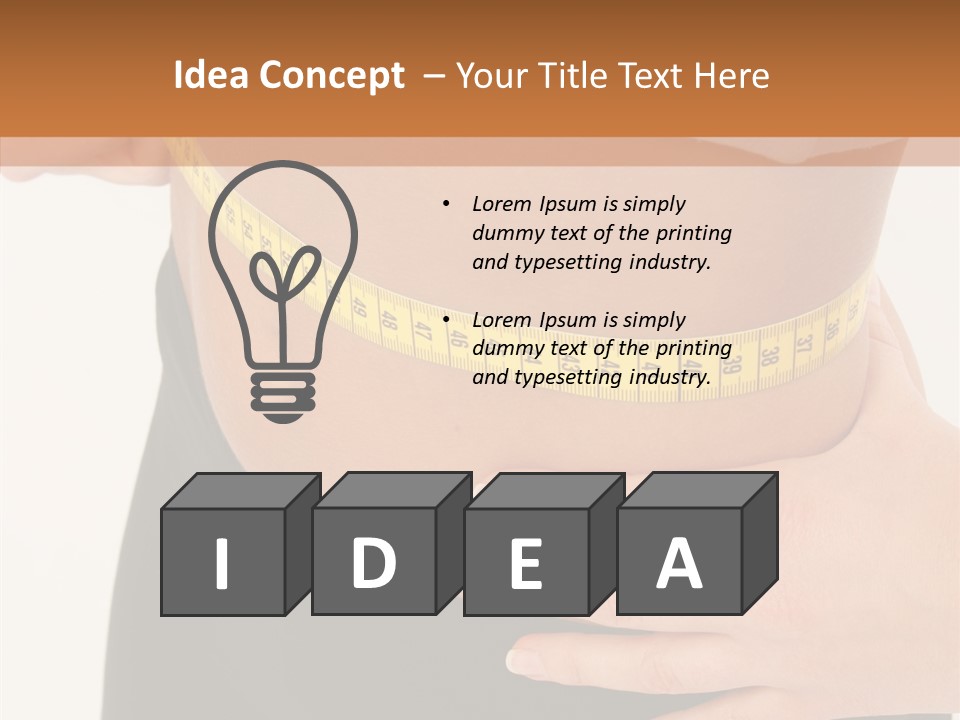 Senior  White Caregiver PowerPoint Template