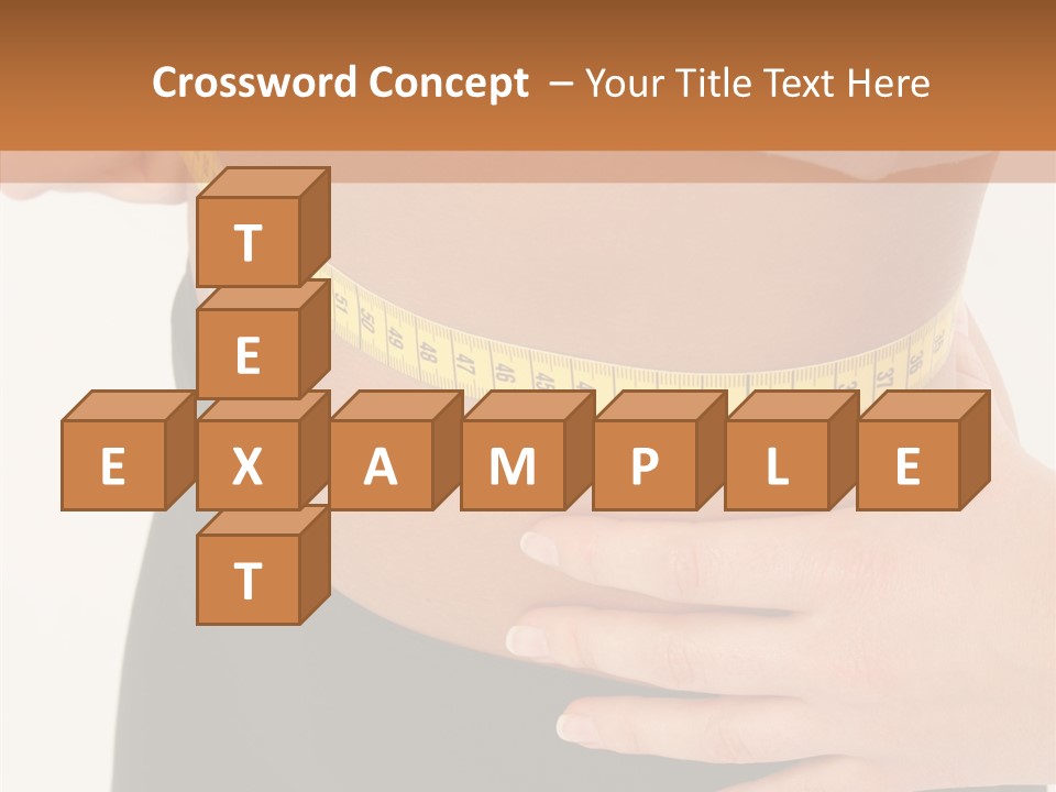 Senior  White Caregiver PowerPoint Template