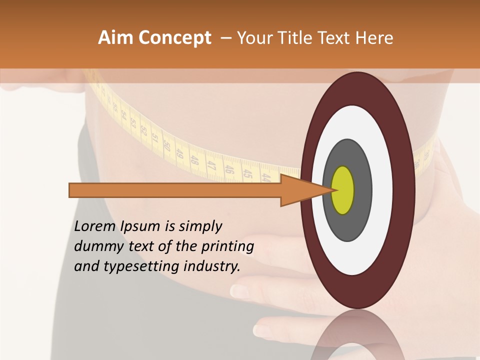 Senior  White Caregiver PowerPoint Template