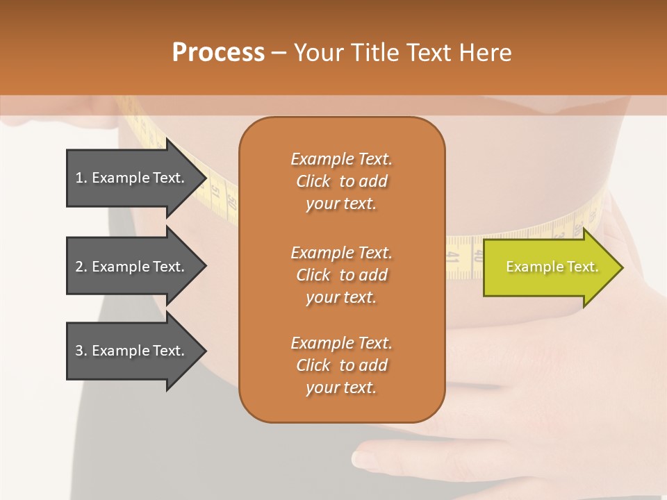 Senior  White Caregiver PowerPoint Template