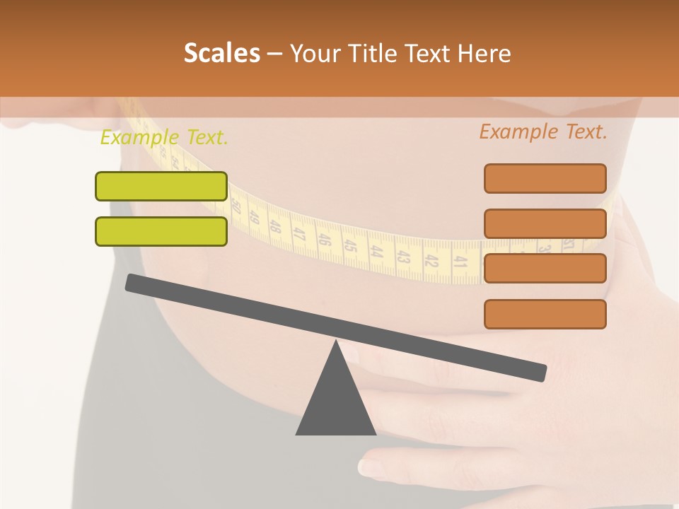 Senior  White Caregiver PowerPoint Template