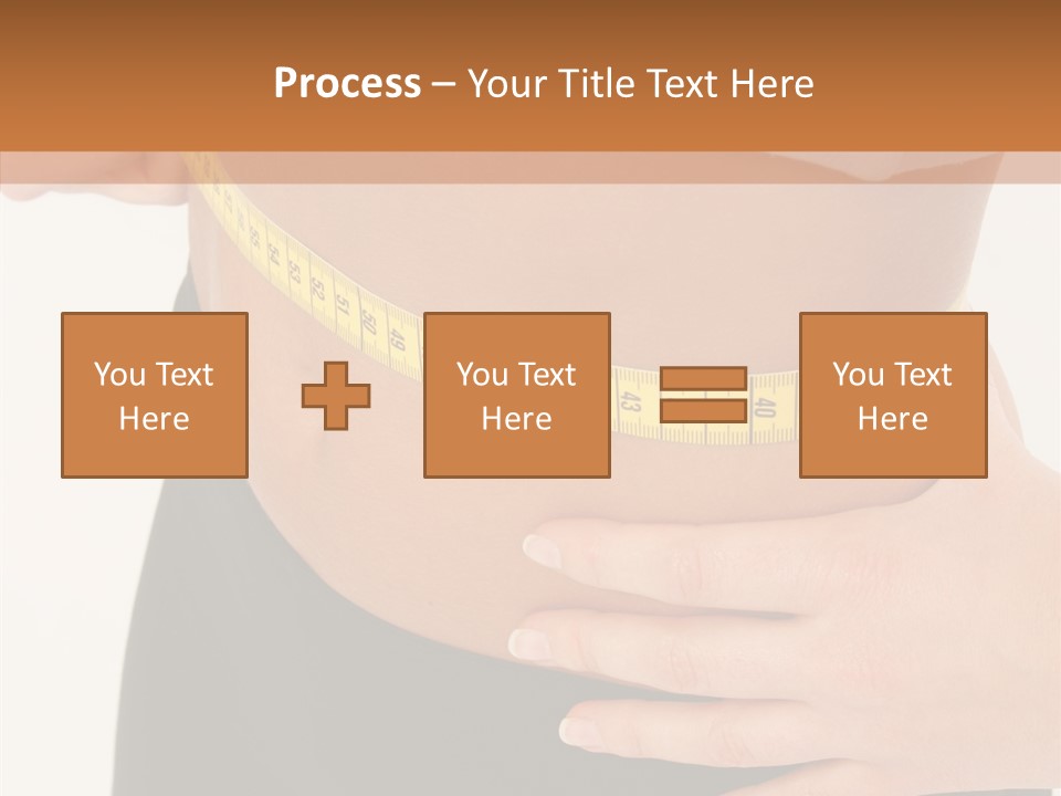 Senior  White Caregiver PowerPoint Template
