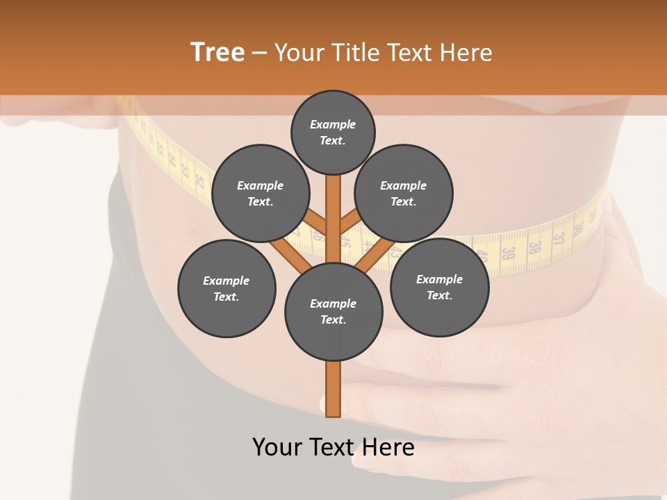 Senior  White Caregiver PowerPoint Template