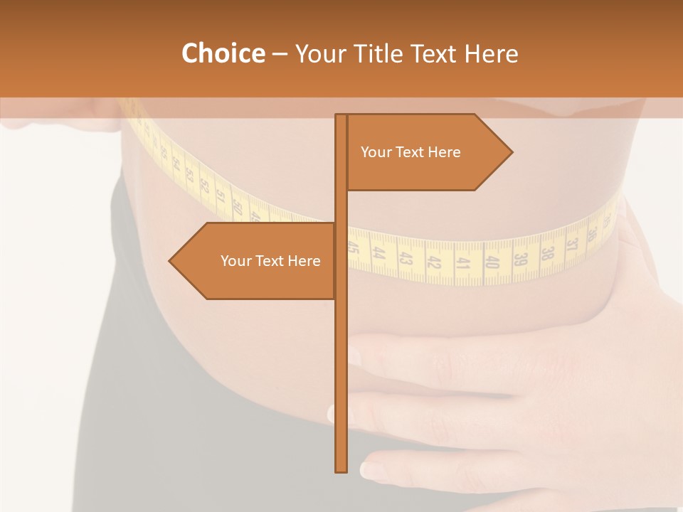 Senior  White Caregiver PowerPoint Template