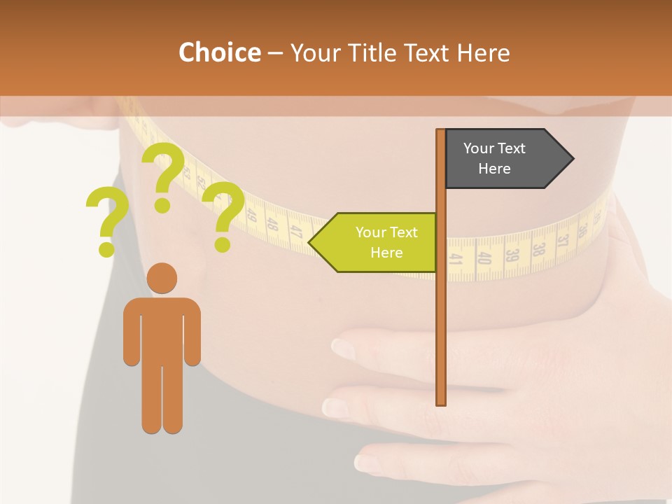 Senior  White Caregiver PowerPoint Template