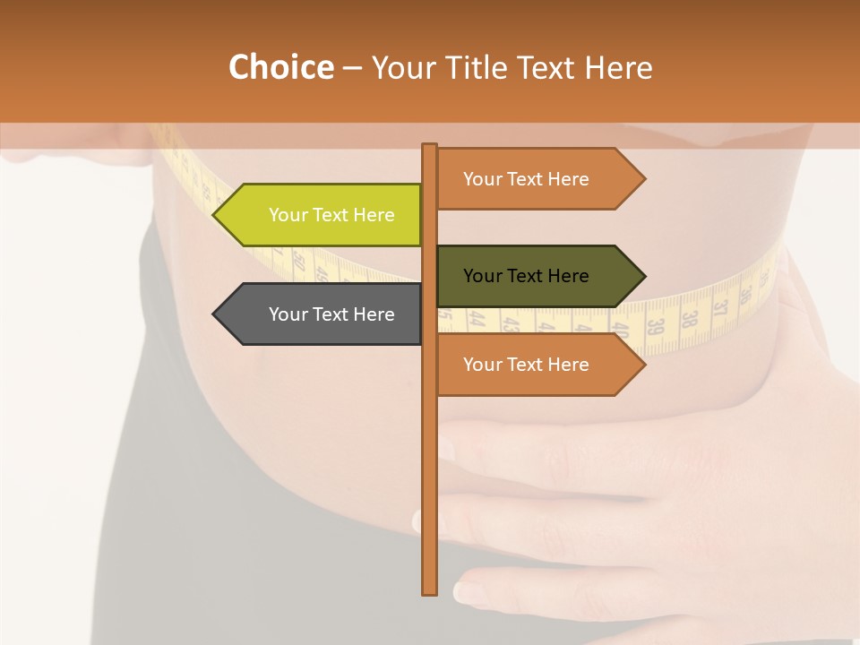 Senior  White Caregiver PowerPoint Template