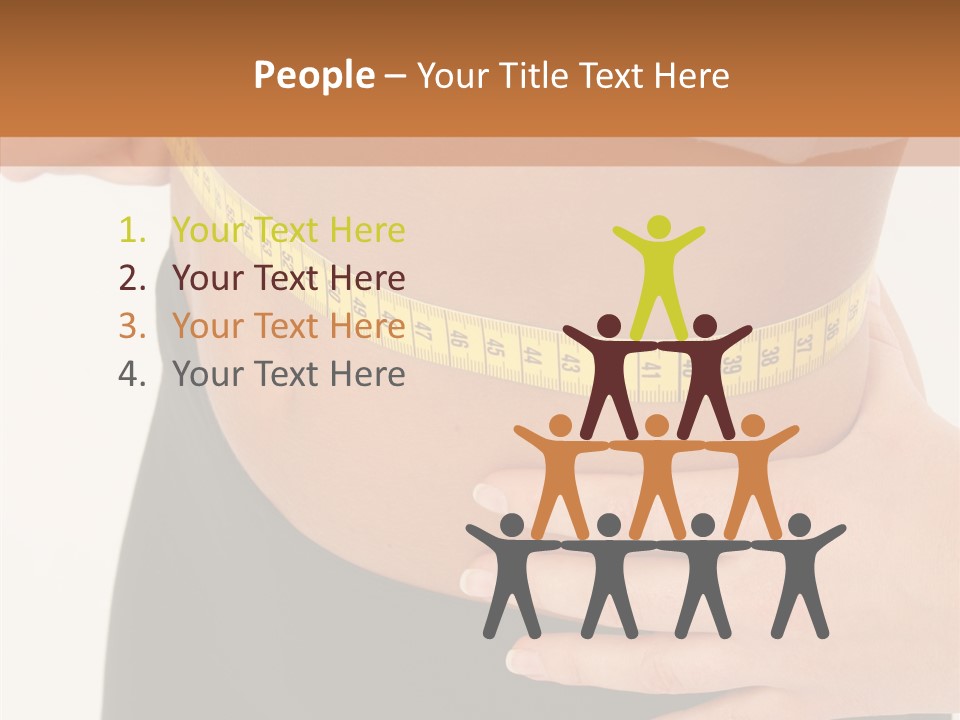 Senior  White Caregiver PowerPoint Template