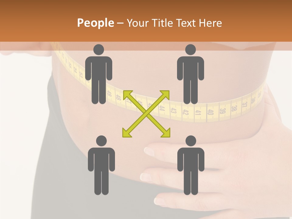 Senior  White Caregiver PowerPoint Template