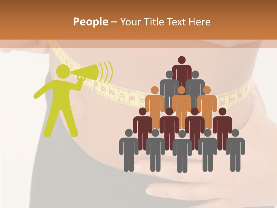 Senior  White Caregiver PowerPoint Template