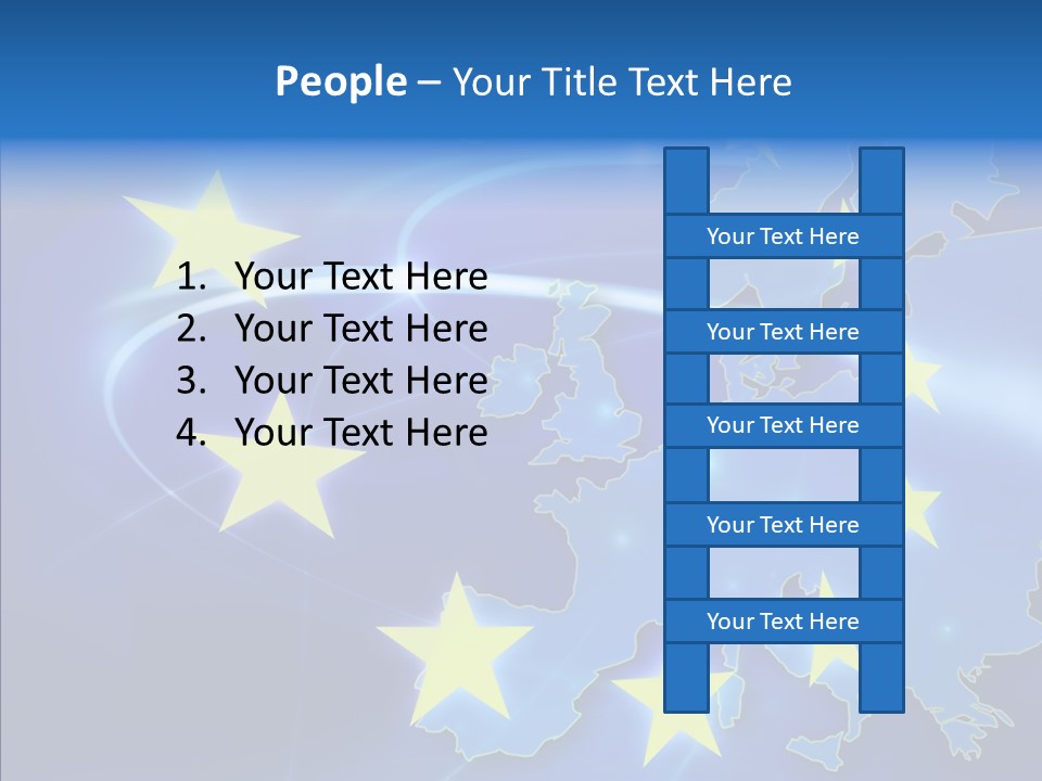 Senior  Togetherness White PowerPoint Template