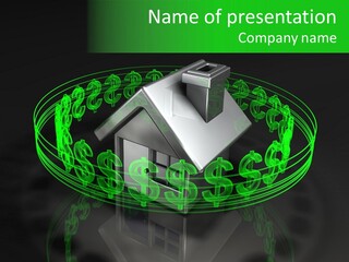 Closeup Human Hold PowerPoint Template