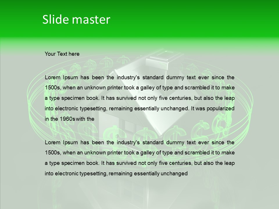 Closeup Human Hold PowerPoint Template