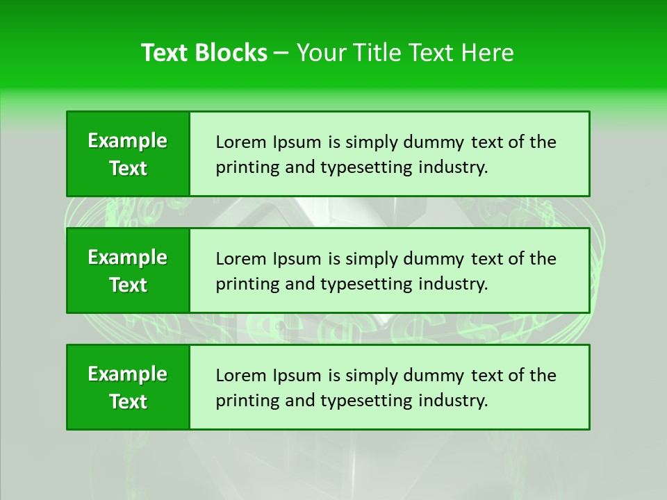Closeup Human Hold PowerPoint Template