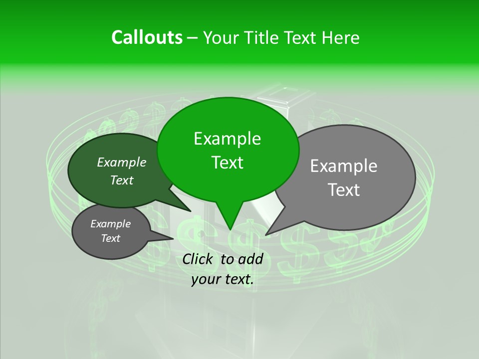 Closeup Human Hold PowerPoint Template