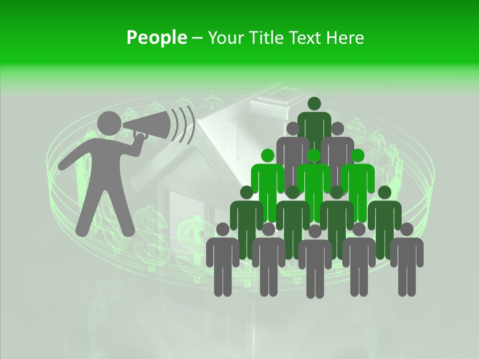 Closeup Human Hold PowerPoint Template