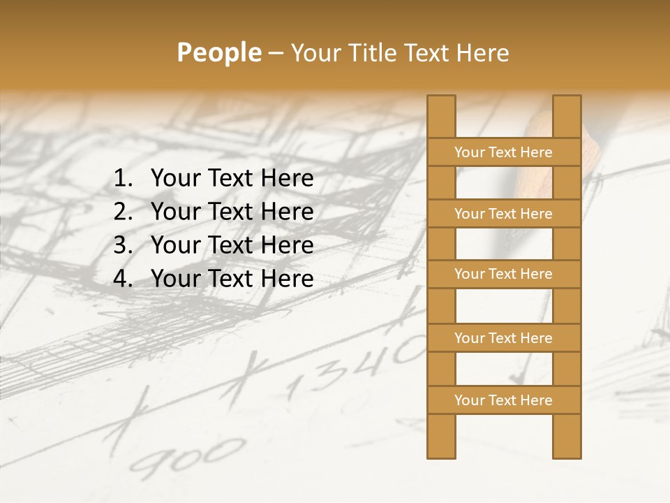 White Young Hold PowerPoint Template