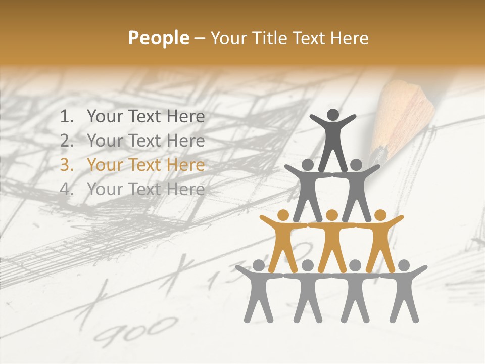 White Young Hold PowerPoint Template