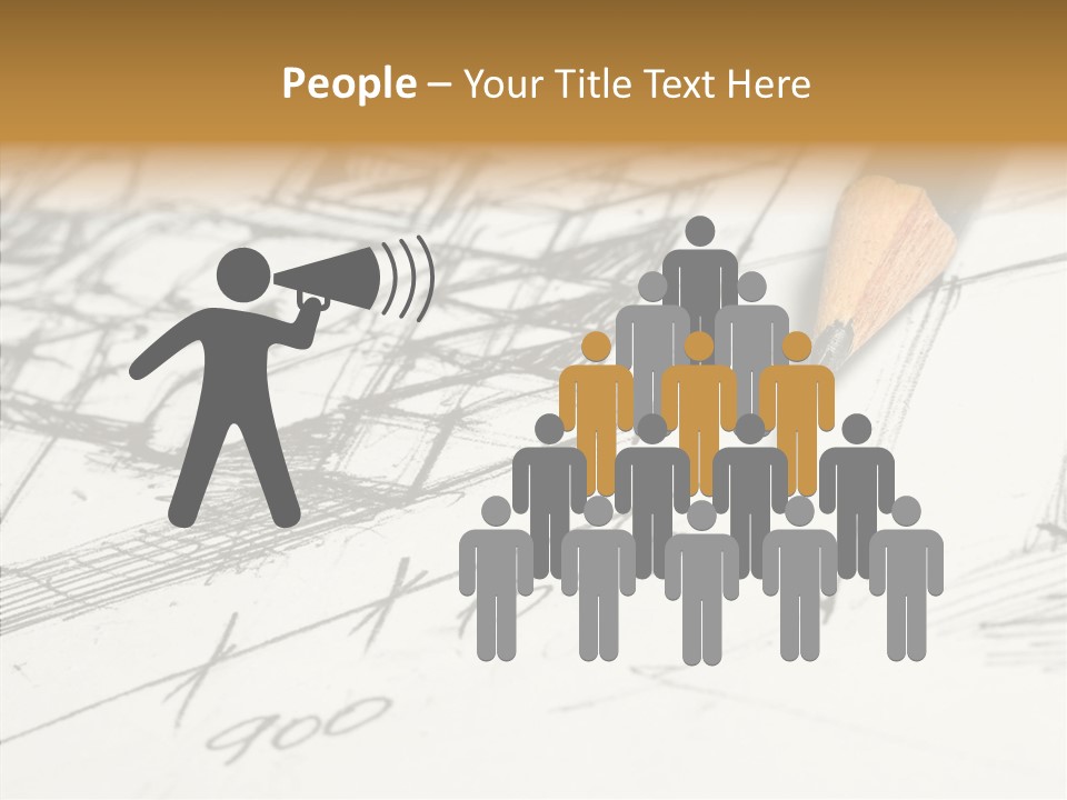 White Young Hold PowerPoint Template