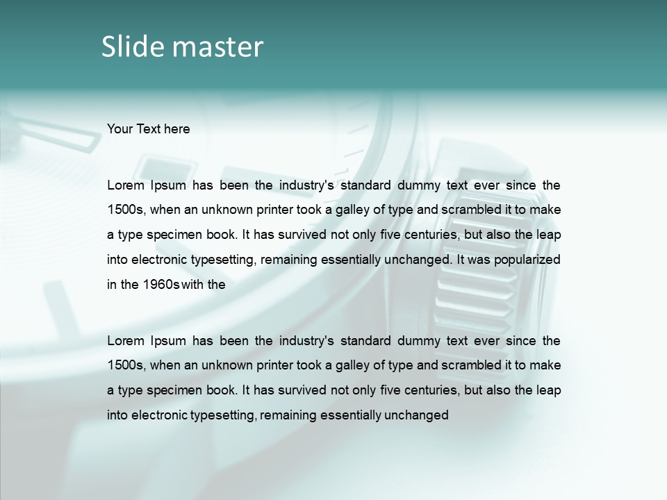 Closeup White Background Women PowerPoint Template