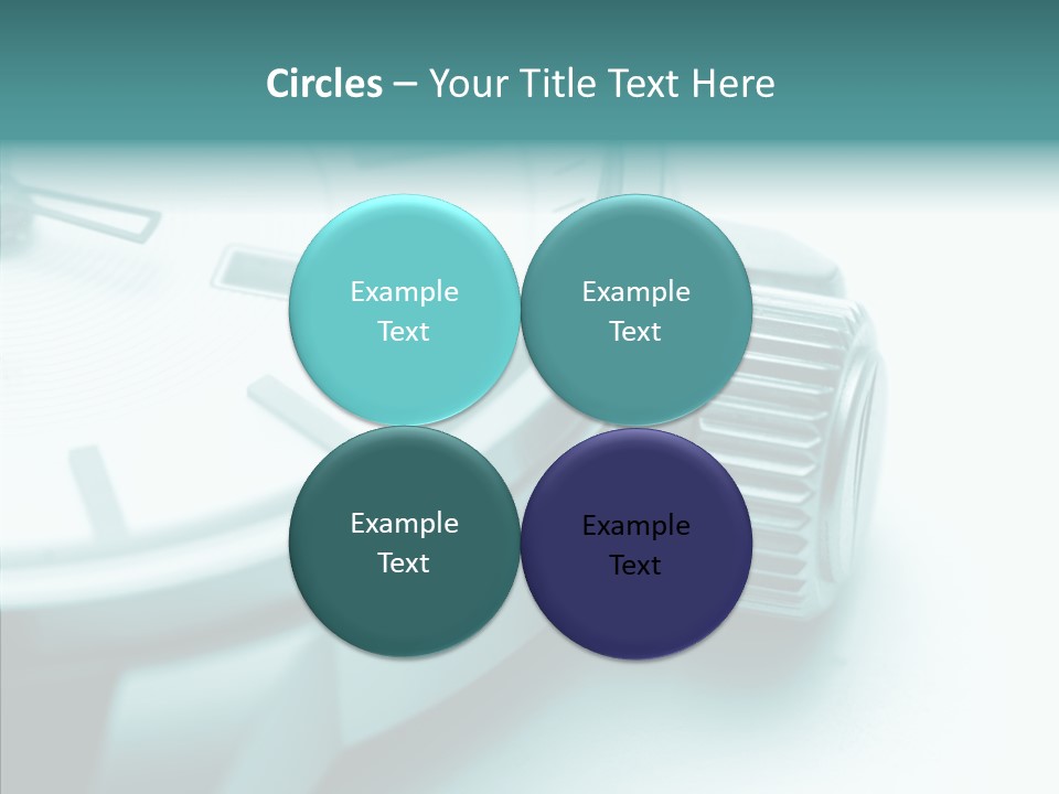 Closeup White Background Women PowerPoint Template