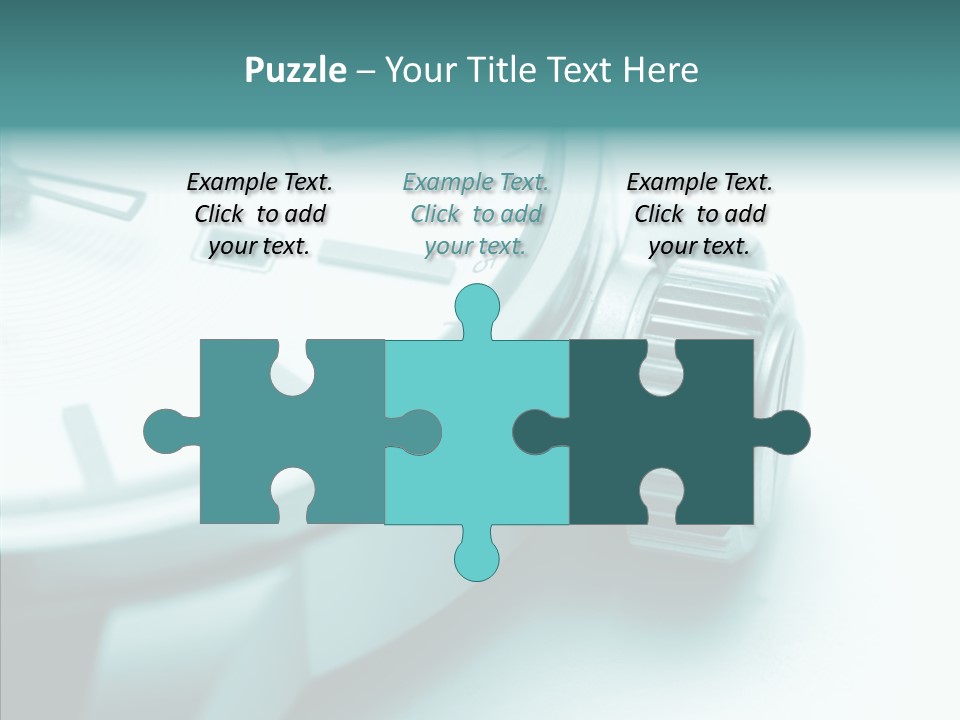 Closeup White Background Women PowerPoint Template