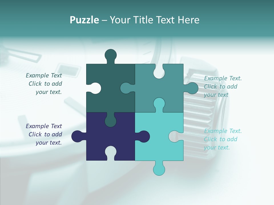 Closeup White Background Women PowerPoint Template