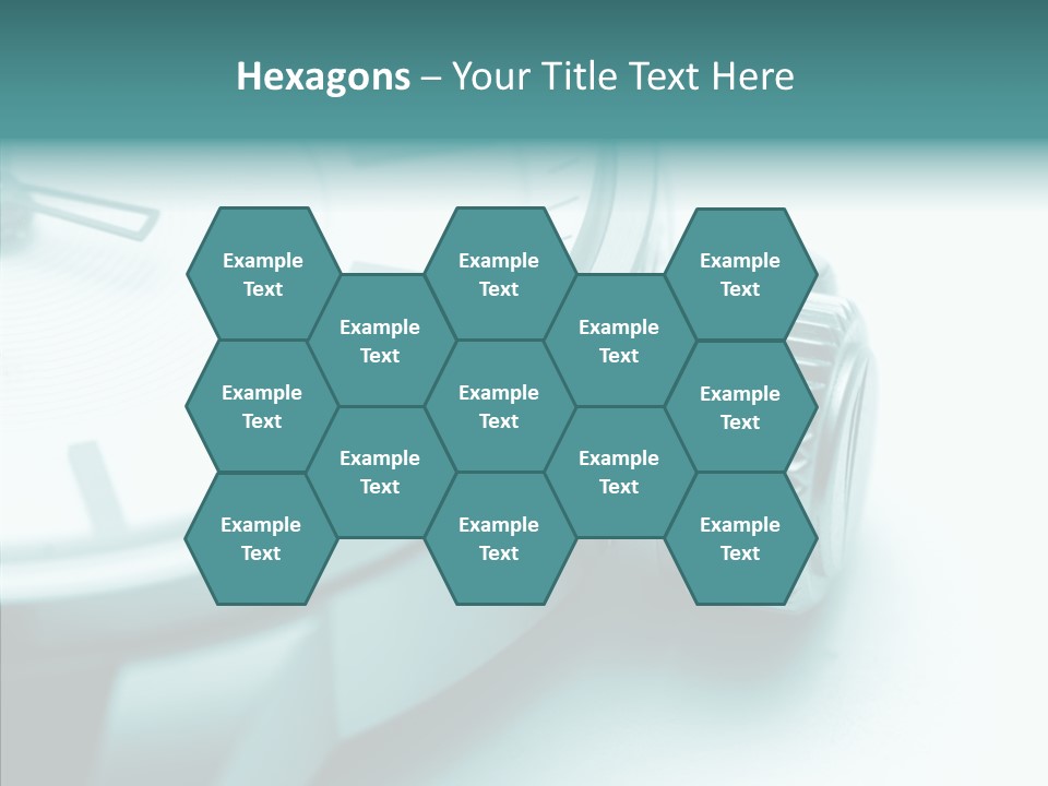 Closeup White Background Women PowerPoint Template