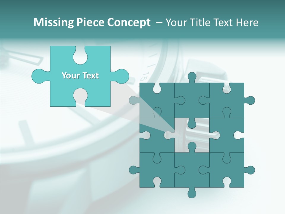 Closeup White Background Women PowerPoint Template