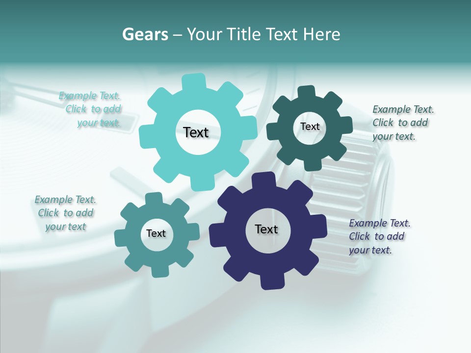 Closeup White Background Women PowerPoint Template