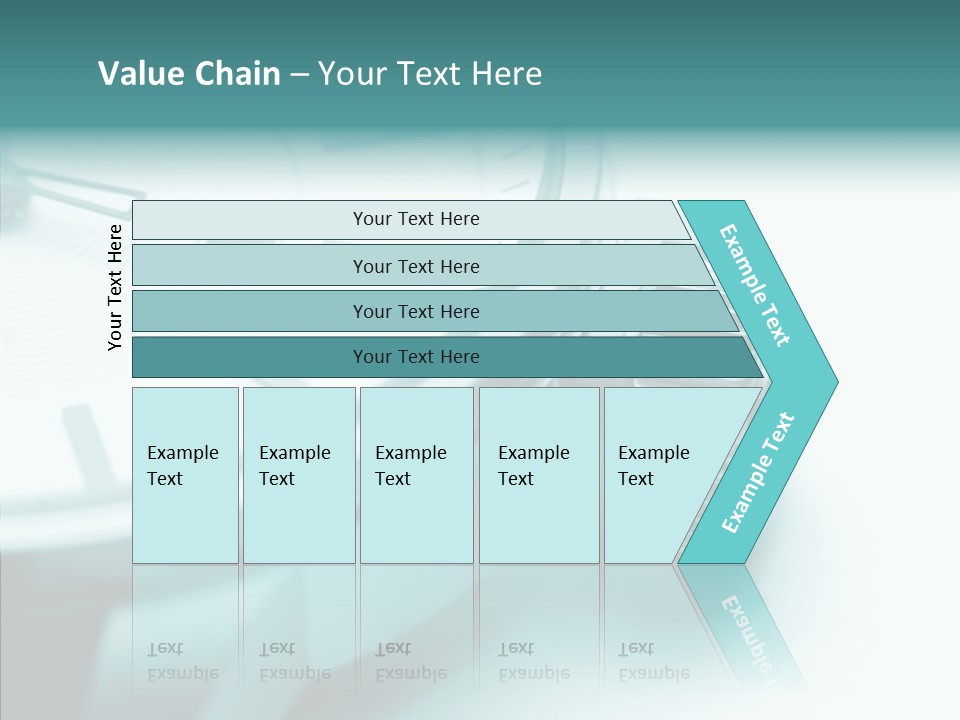 Closeup White Background Women PowerPoint Template