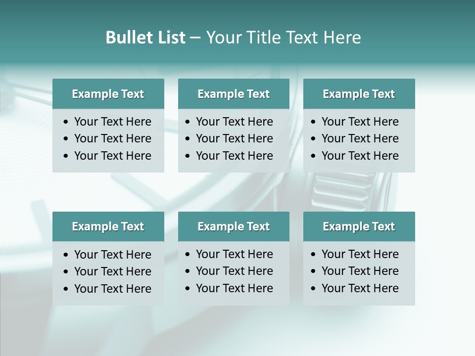 Closeup White Background Women PowerPoint Template