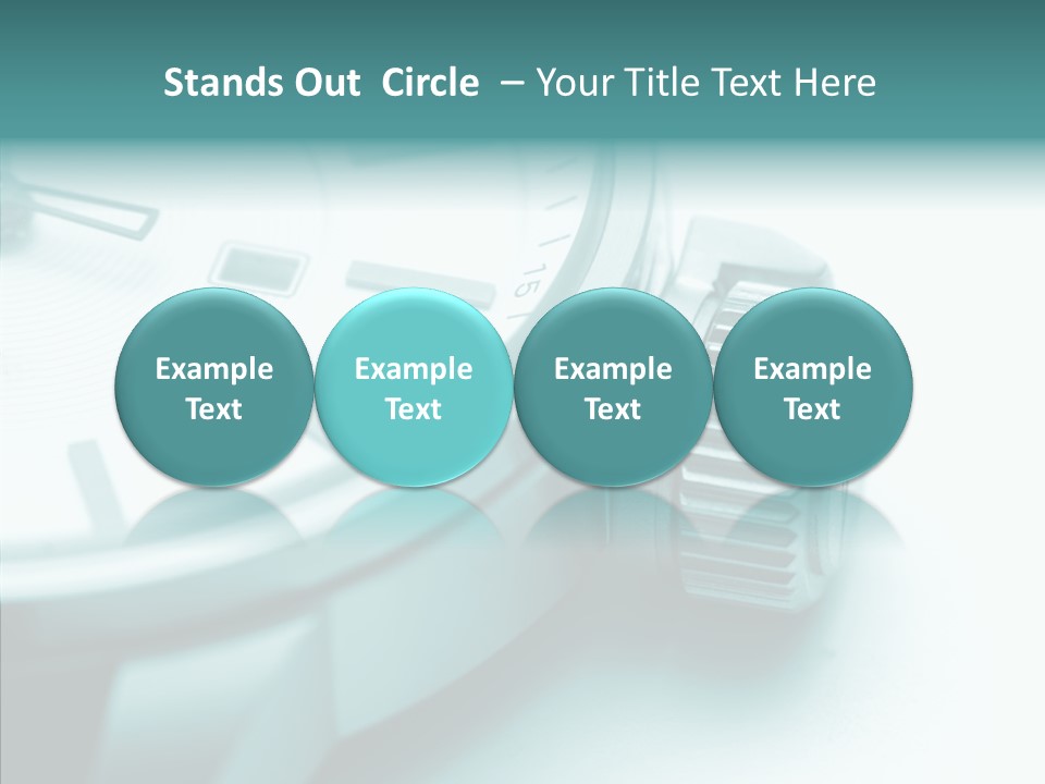 Closeup White Background Women PowerPoint Template