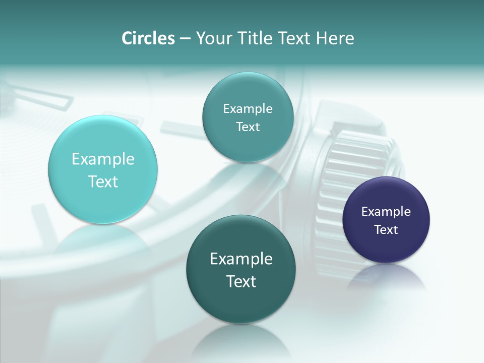 Closeup White Background Women PowerPoint Template